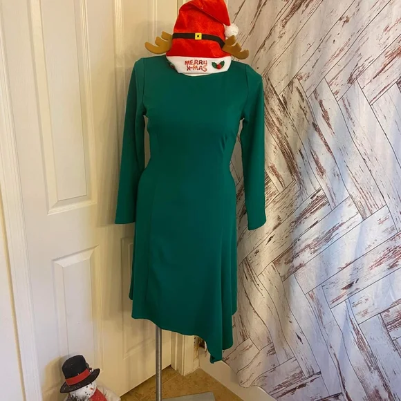 Louis Del Olio Dresses | Linea Pointe By Louis Del Olio Green Dress Size Medium | Color: Green | Size: M | Corinavasquez1's Closet